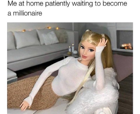 Me at home patiently waiting to become a millionaire wet dud