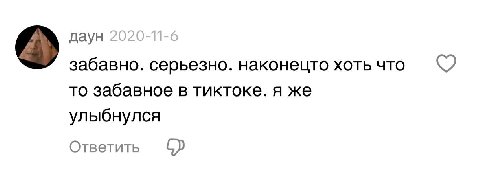 Пиком моей интернет карьеры был этот комент в тиктоке 5 лет назад