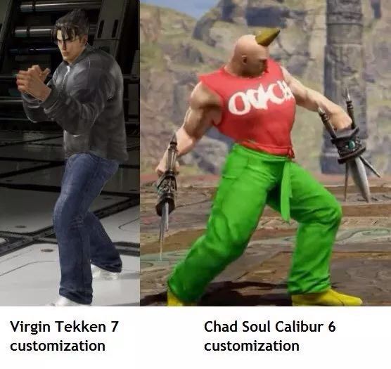 Virgin Tekken 7 Chad Soul Calibur 6 customization customization