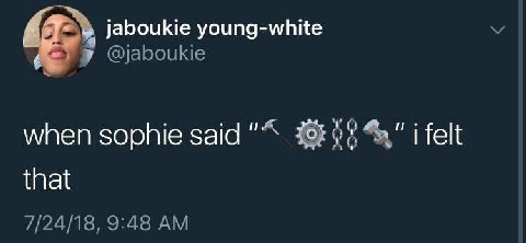 jaboukie young-white У @jaboukie when sophie said i felt that 7/24/18, 9:48