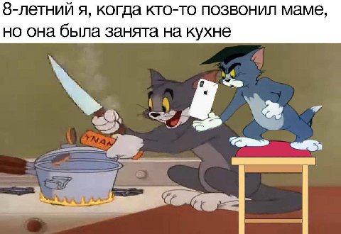 8-летний я, когда кто-то позвонил маме, но она была занята на кухне a