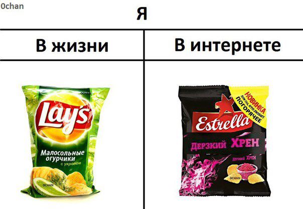 Ochan В жизни В интернете lays Малосольные