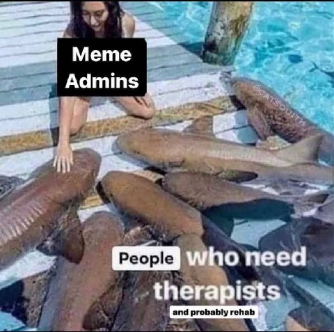 Мете Admins a who need therapists and probably rehab