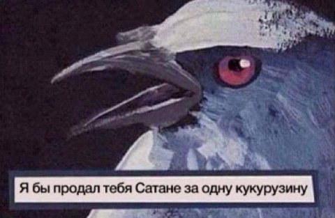 Я бы продал тебя Сатане за одну кукурузину