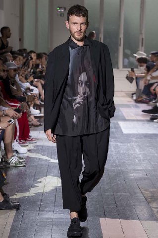 pieces of Yohji Yamamoto POUR HOMME x Suzume Uchida (SS18 and SS20)