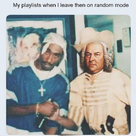 My playlists when leave then random mode 3