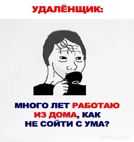 УДАЛЁНЩИК: МНОГО ЛЕТ РАБОТАЮ ИЗ ДОМА, КАК НЕ СОЙТИ С УМА?