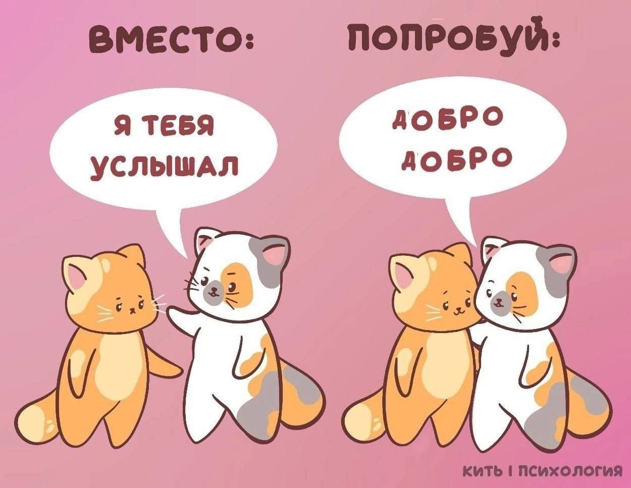 Я ТЕБЯ ДОБРО УСЛЫШАЛ ДОБРО
