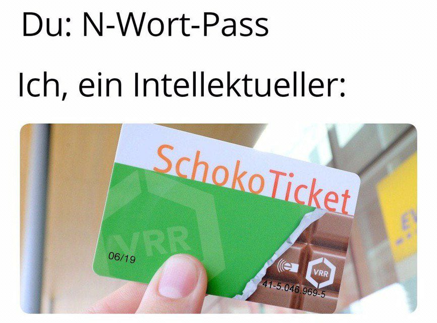 N-Wort-Pass Ich, ein Intellektueller: