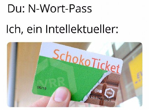 N-Wort-Pass Ich, ein Intellektueller: