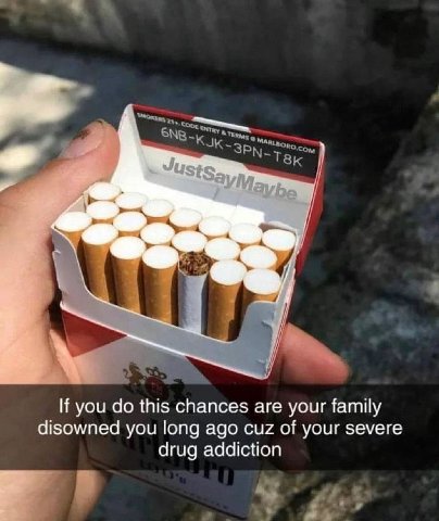TERMs сом 7 If you this are your family disowned you long ago cuz of your severe drug addiction