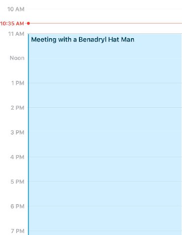im being late catch up with you later