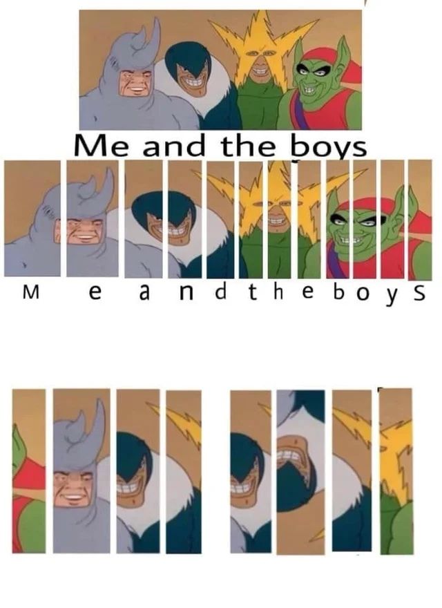 Me the boys a ndtheboys