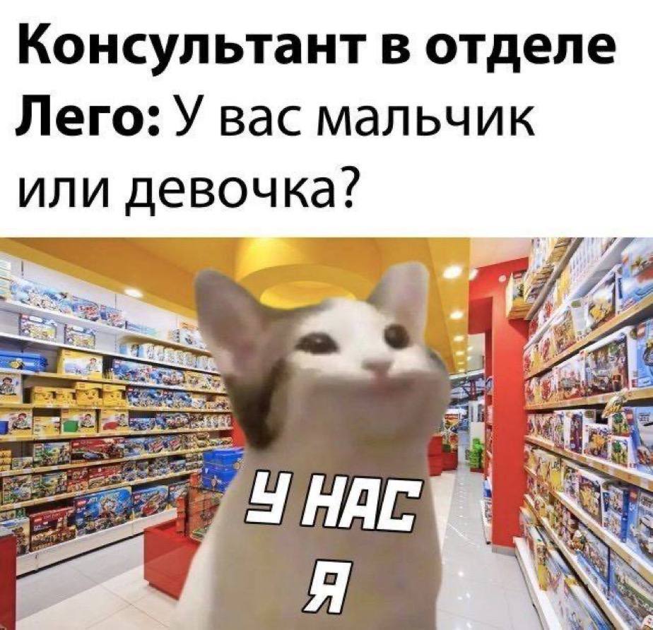 Консультант в отделе Лего: У вас мальчик или девочка? i 1 4 HAE