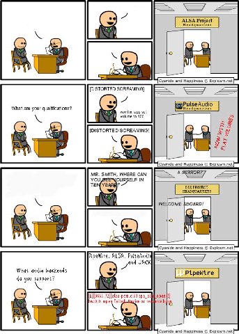 Cyanide and Happiness Explosm.net [DISTORTED SCREAMING} What are your qualifications? volume to 100 wontfix: app set [DISTORTED SCREAMING] о 2 Wet oN Cyanide and Happiness Explosm.net SMITH, WHERE САМ