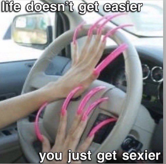 you just get sexier
