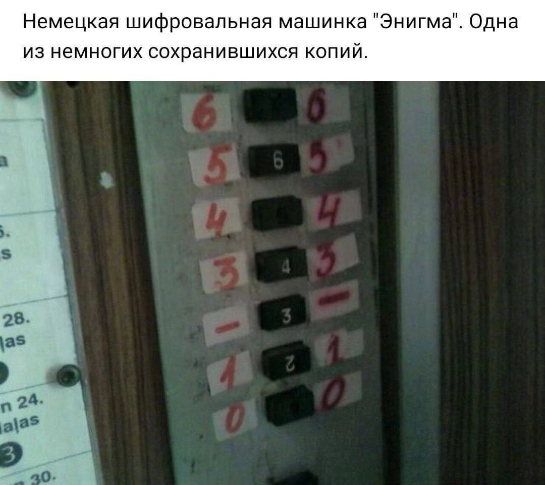 Немецкая шифровальная машинка "Энигма". Одна из немногих сохранившихся копий.