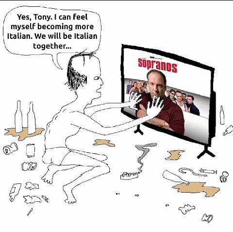 Yes, Tony. can feel myself becoming more Italian. We will be Italian together... 0