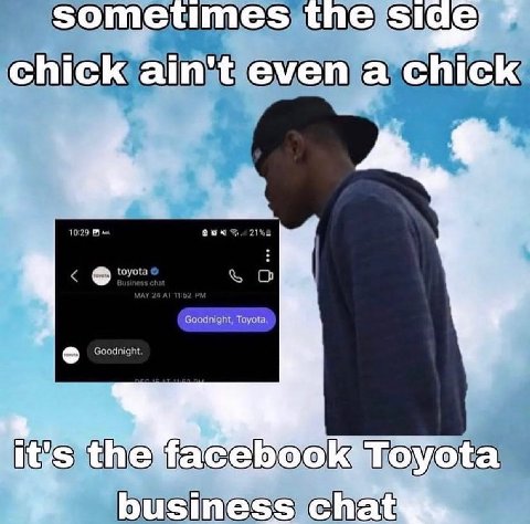 sometimes the side chick ain't even a chick 1 the ota facebo business