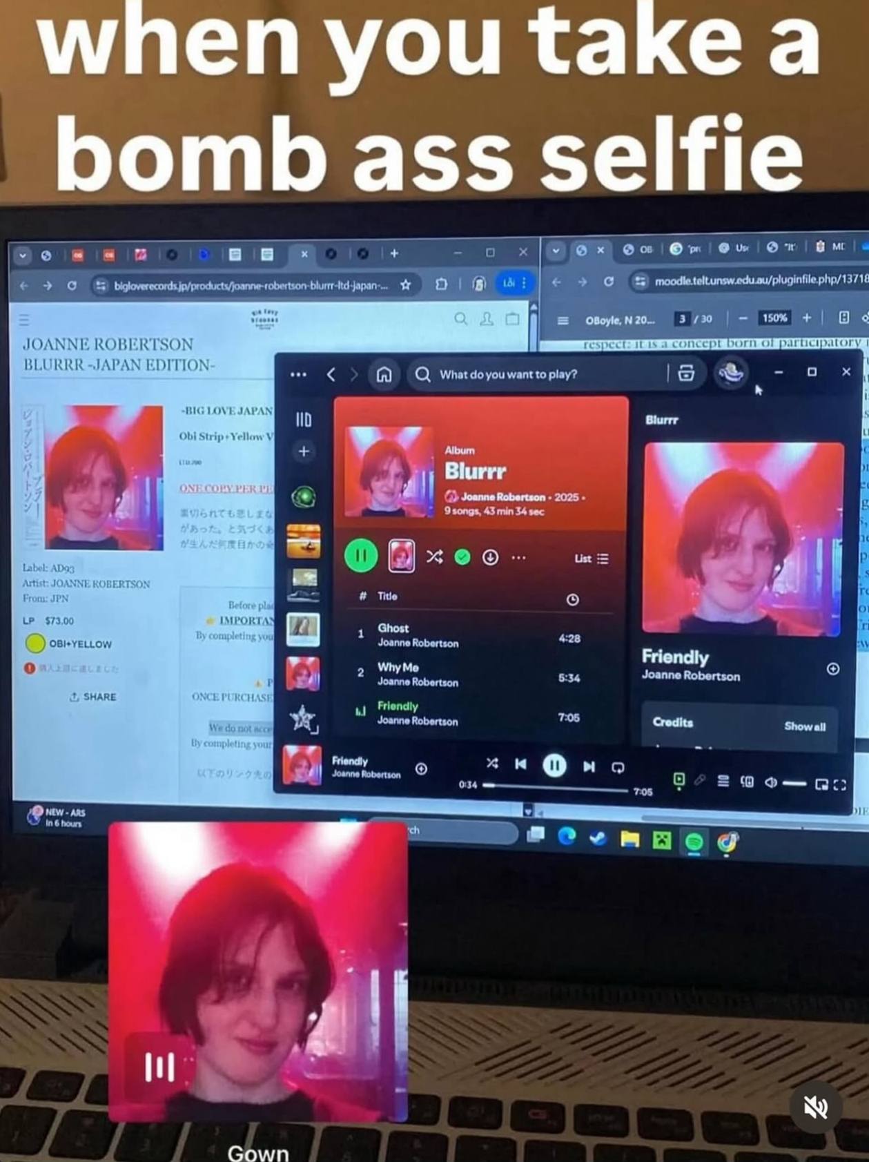 when you take а omb ass selfie у a php/13716 373 150% a 10, ROBERTSON BLURRR JAPAN EDITION what doyou want to play? LOVE JAPAN Strip у Joanne Robertson 2025 43 min 34 sec Ust "о Title IMPORTA’ Ghost O