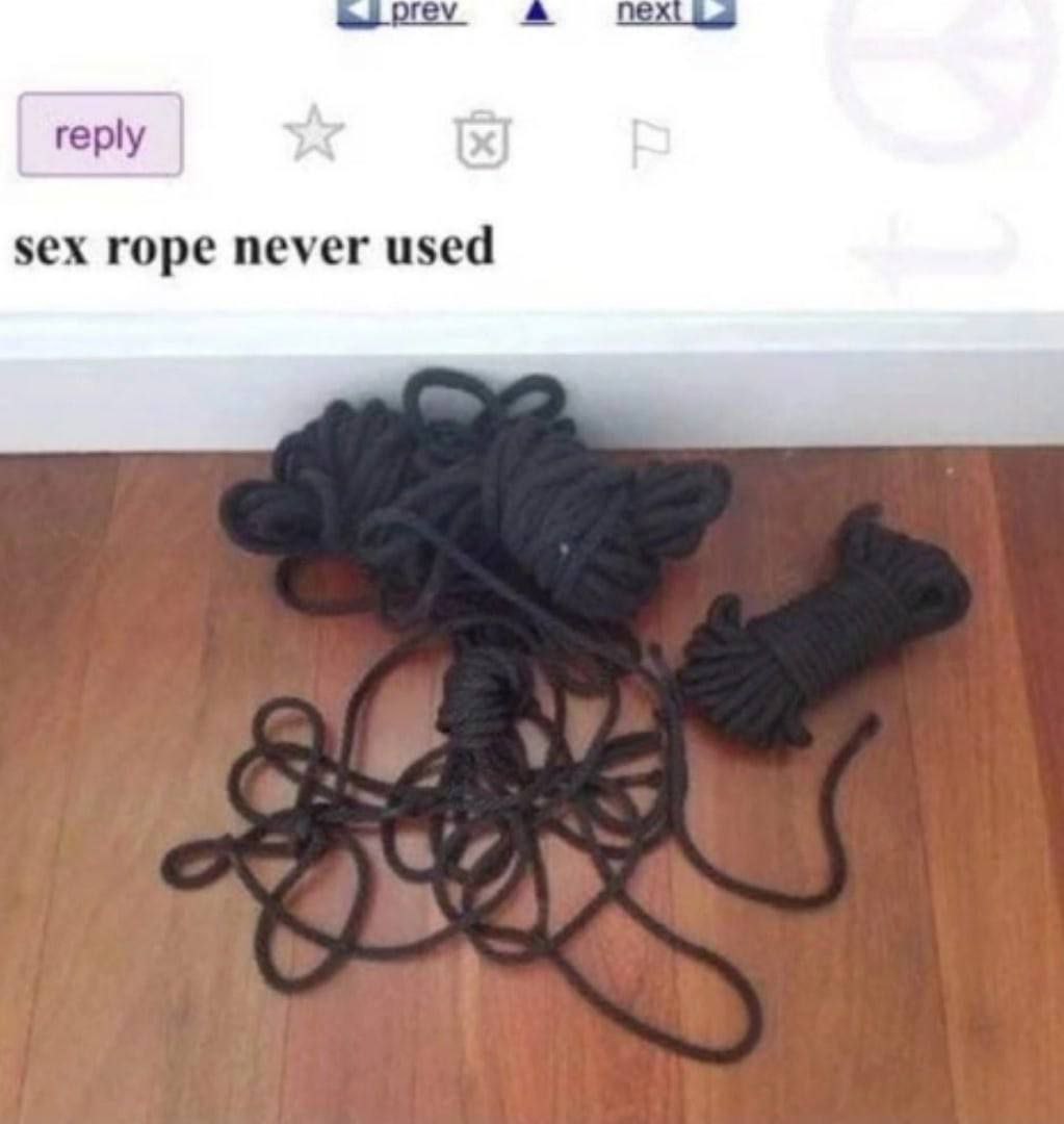 reply sex rope never used