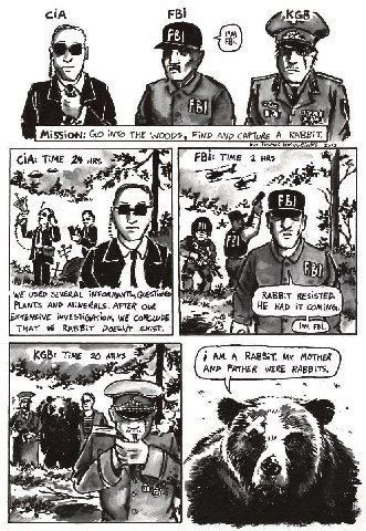 FBI KGB ciA FBI! THE WOODS, FiND АМр А RABBIT. VoMAS KOWURINN, Zolz A: 24 urs 2 FBI: Time 2 Hes с Я №4 9 7% WE USED INFORMANTS, КАВВ:Т PLANTS ANP MiNERaLS. AFTER А HE HAD iT EXTENSIVE WE THAT if 6 A R