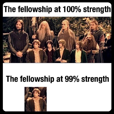 The at 99% strength The