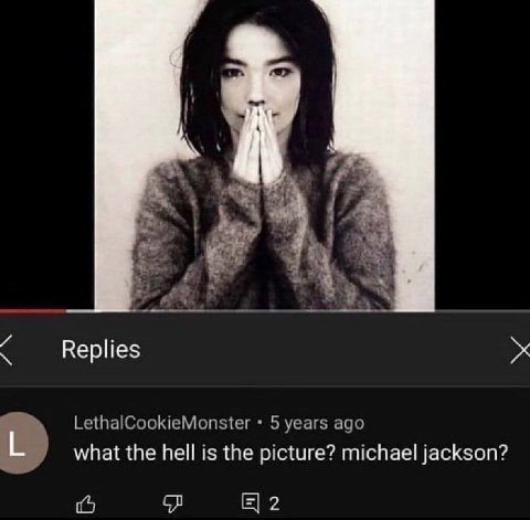 Replies LethalCookieMonster 5 years ago what the hell is the picture? michael jackson? 2