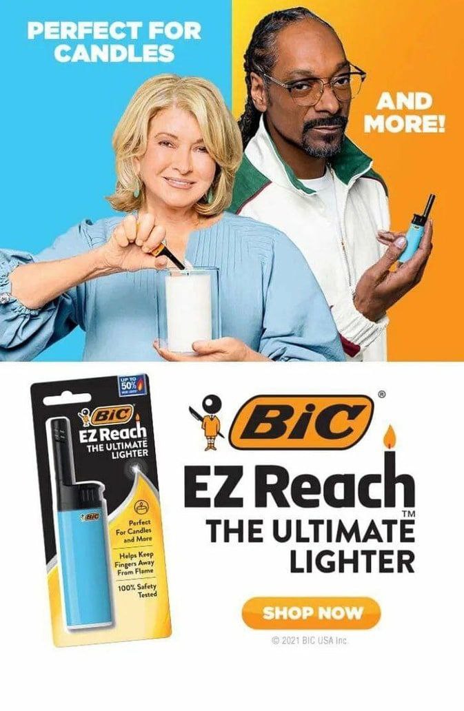 то eac THE ULTIMATE HTER Reac For Candles More THE ULTIMATE Fingers From Helps Keep LIGHTER 100% Safety