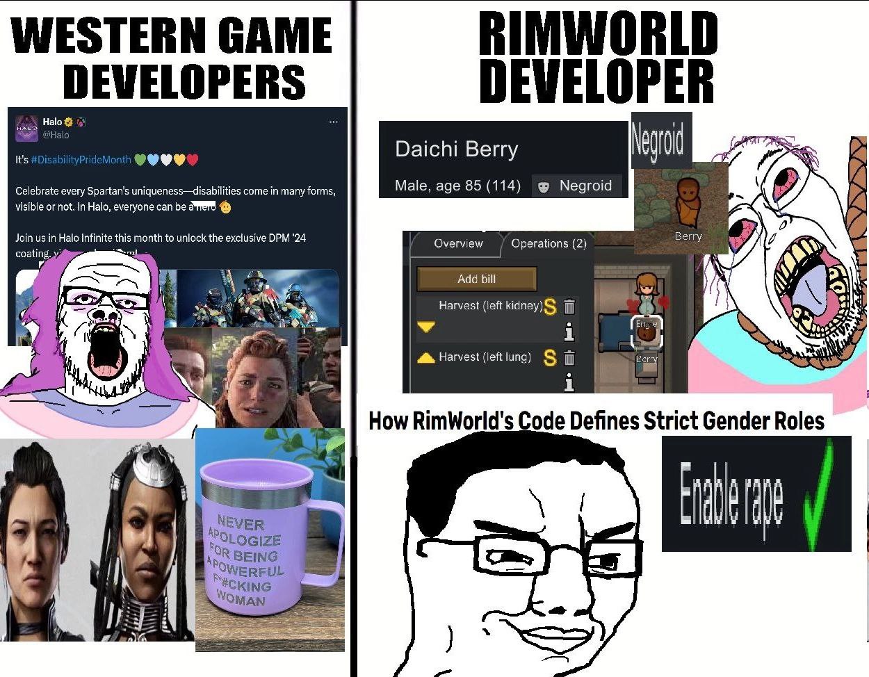 WESTERN GAME RIMWORLD DEVELOPER It's Daichi Berry Celebrate every ities come in many forms, Male, age 85 (114) Negroid visible or not. In Halo, everyone can be Join in Halo Infinite this month to unlo