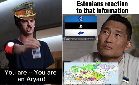 a a Estonians reaction a to that information О You are You are Агуап!