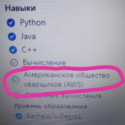 Навыки Python Java 4 Вычисление Американское общество в». сварщиков