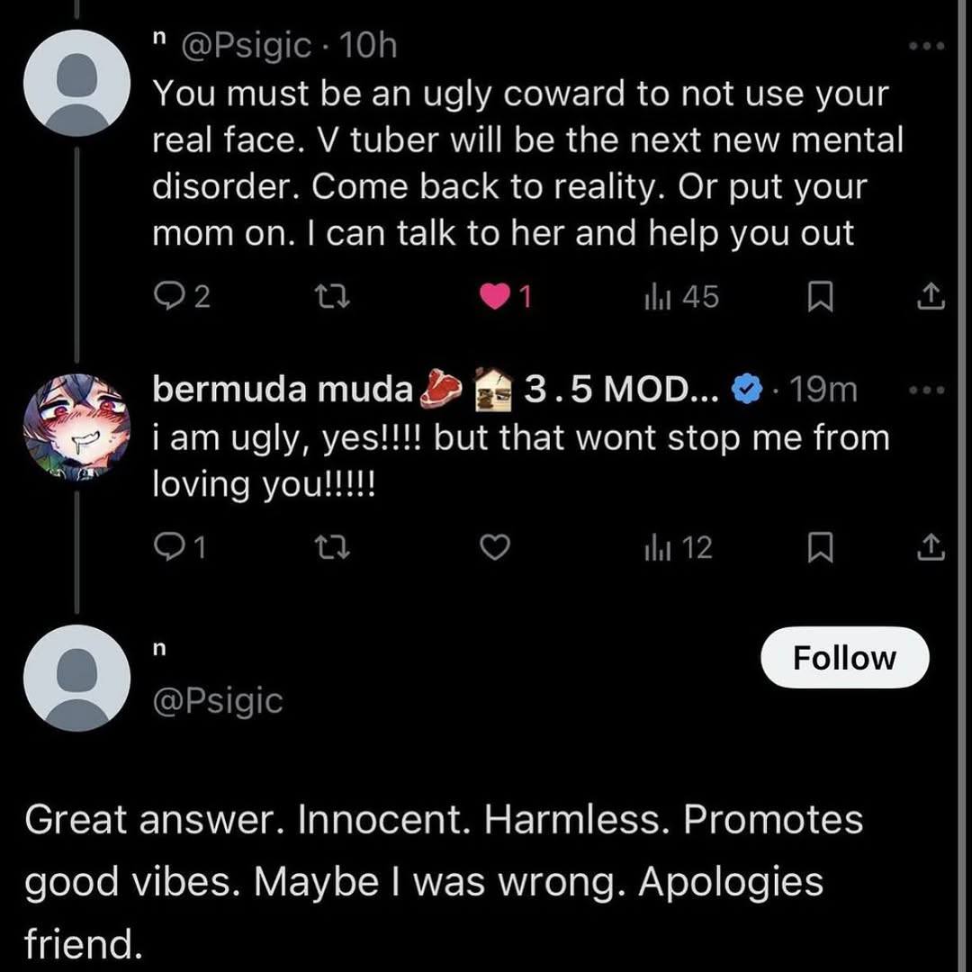 must be an ugly coward to not use your real face. tuber will be the next new mental disorder. Come back to reality. Or put your mom talk to her and help you out bermuda muda. 3.5 MOD... гат yes!!!! bu