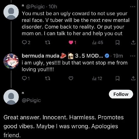 must be an ugly coward to not use your real face. tuber will be the next new mental disorder. Come back to reality. Or put your mom talk to her and help you out bermuda muda. 3.5 MOD... гат yes!!!! bu