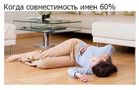 Когда совместимость имен 60%