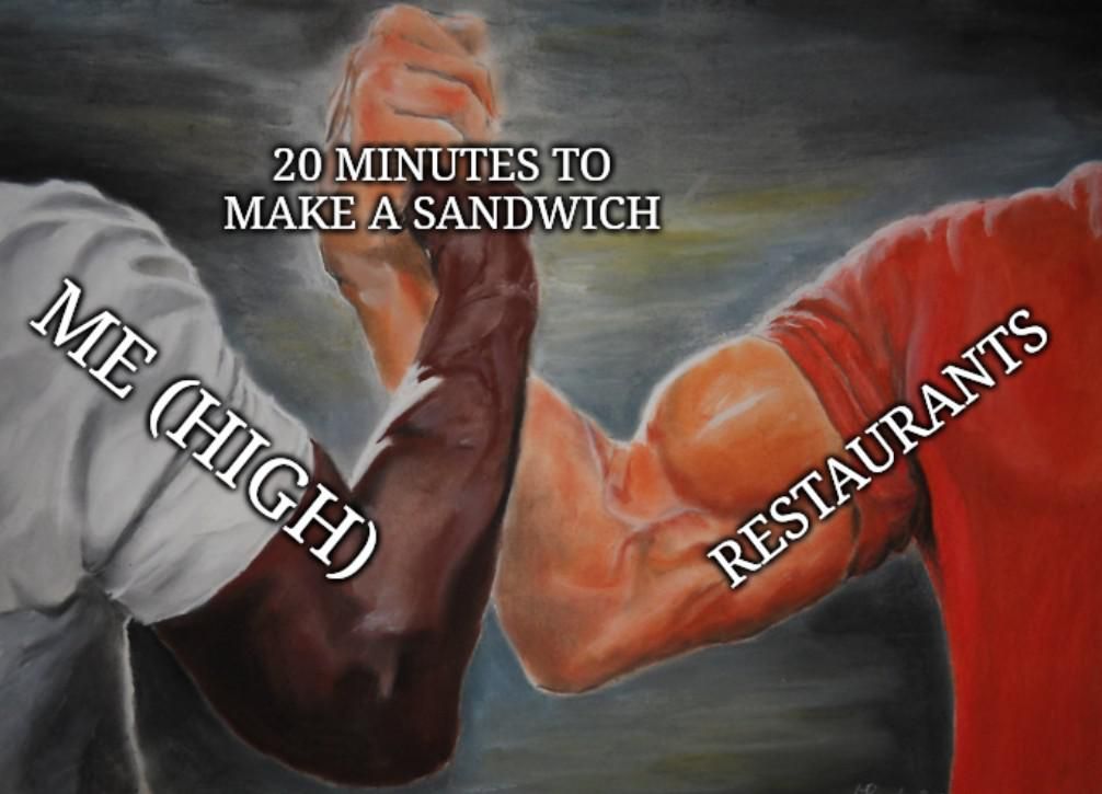 20 MINUTES ТО MAKE A SANDWICH