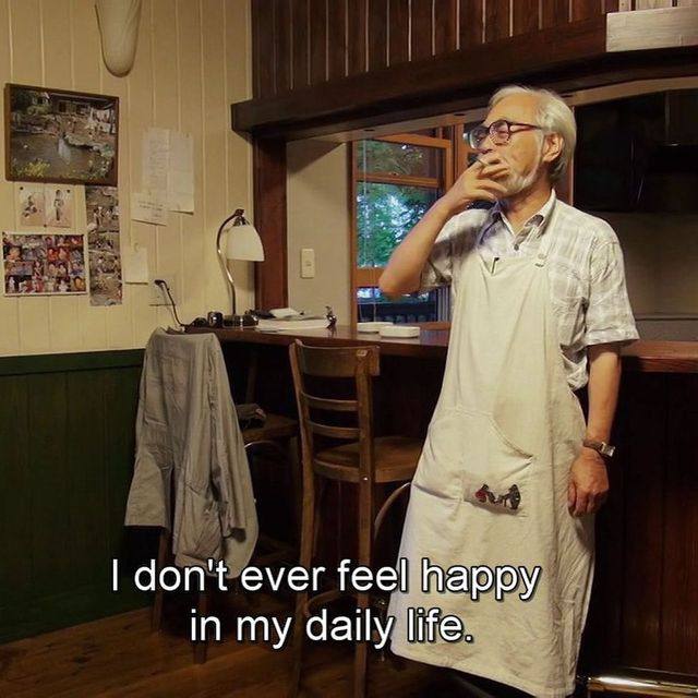 don't ever feel happy in my daily life.