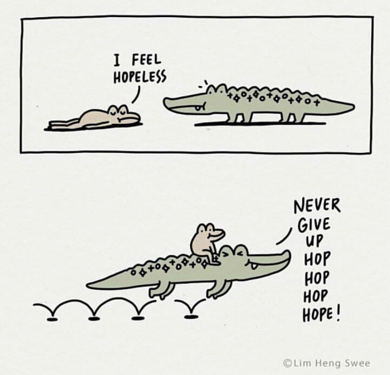 I FEEL HOPELESS NEVER GIVE uP НОР НОР НОР Hope