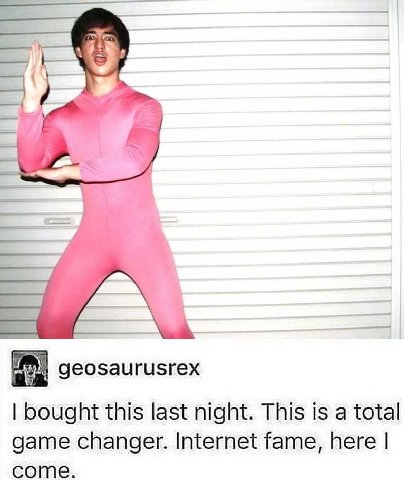 geosaurusrex bought this last night. This is a total game changer. Internet fame, here come.