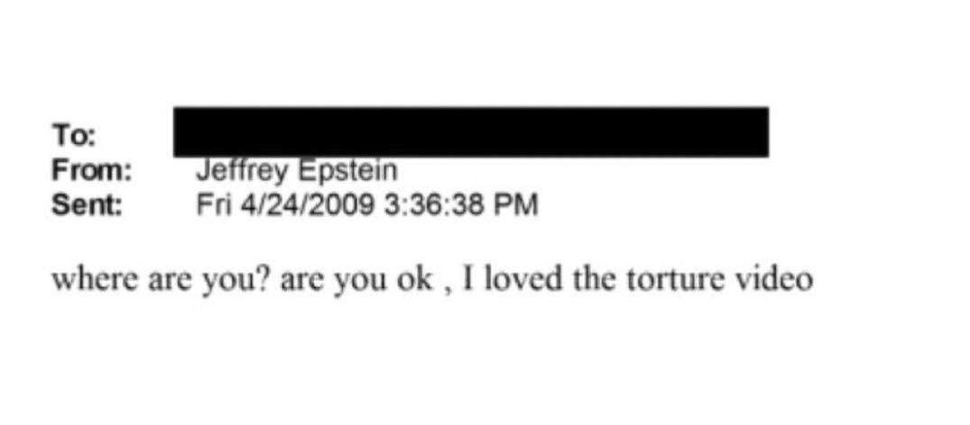 Qanon: “They say ‘ordering a pizza’ when they mean GIRLS”

Epstein, Trump, Musk, Gates: “One sex island with underage massages please” (Sent from iPad)