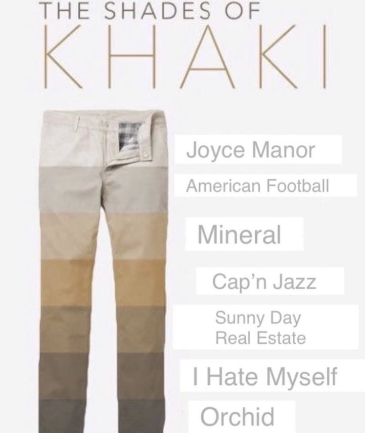 THE SHADES О КНАК Joyce Manor American Football Mineral Cap’n Jazz Sunny Day Real Estate Hate Myself Orchid