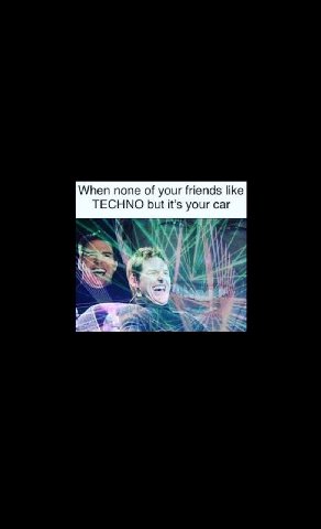 When попе of your friends like TECHNO but it’s your car