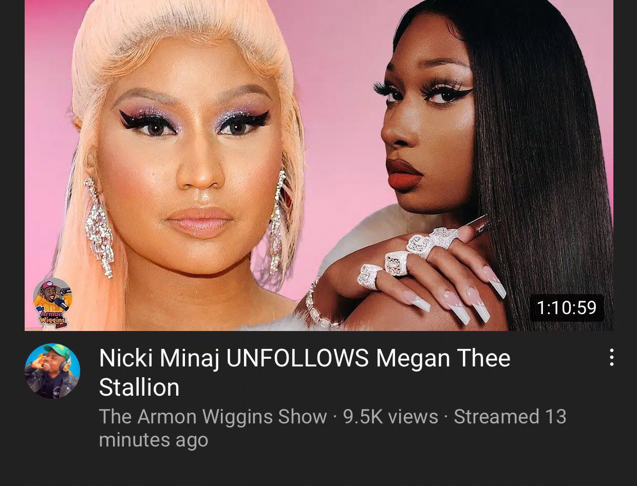 4 1:10:59 i Nicki Minaj Megan Stallion The Armon Wiggins Show views Streamed 13 minutes ago