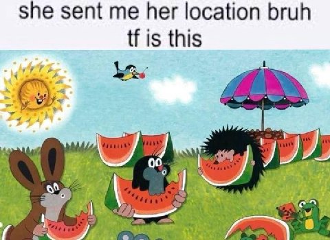 she sent me her location bruh is this У per
