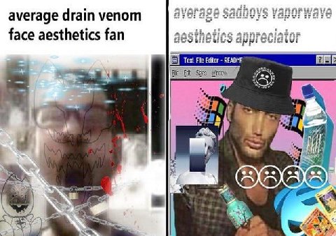 average drain venom average sadboys face aesthetics fan aesthetics appreciator ean 8 4 a у 4