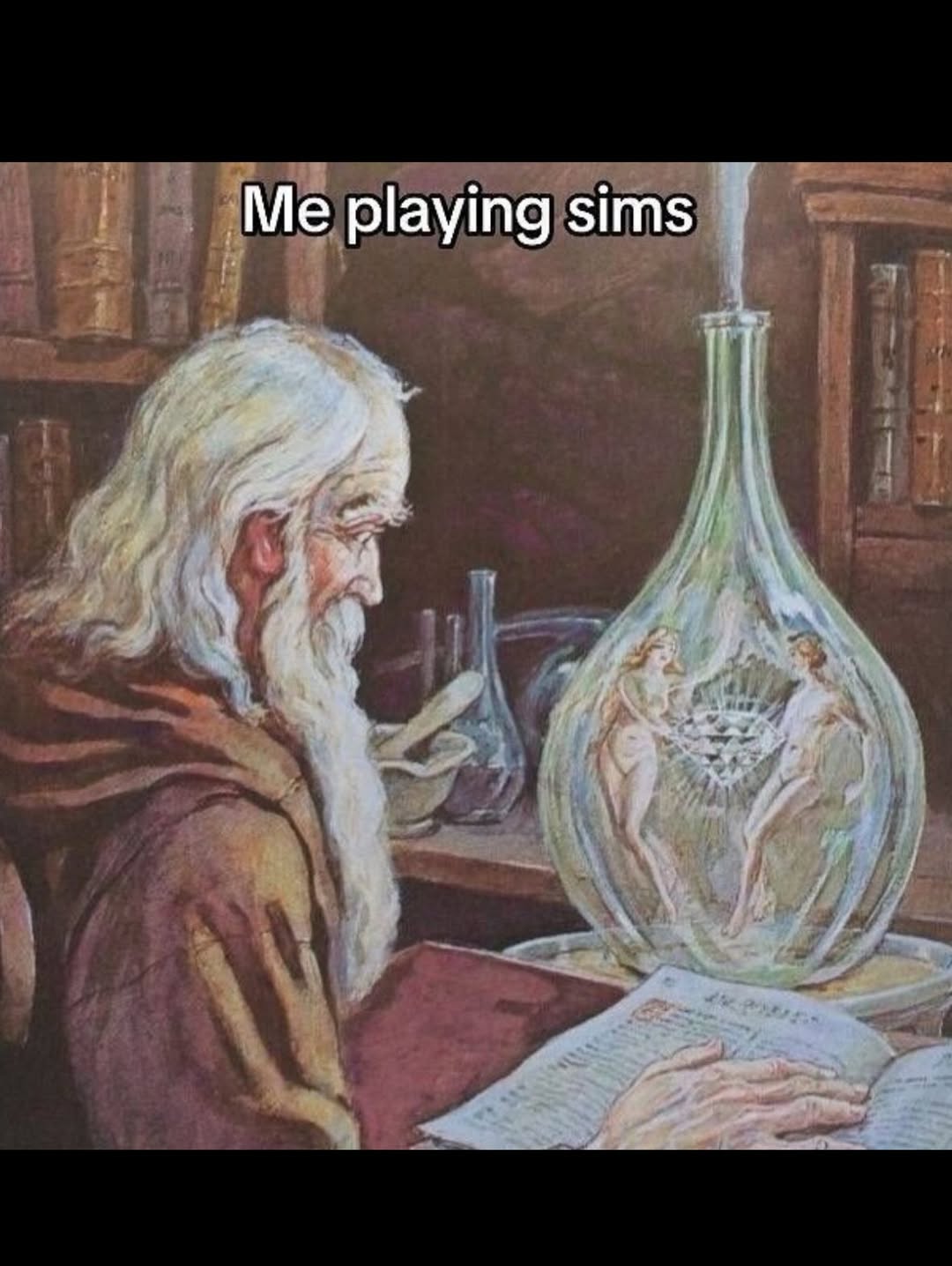 Me playing sims