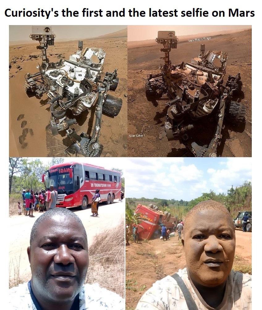 iosity's the the Ifi Curiosity the first and the latest selfie on Mars у к 5 у АВАНС: i ON My a У у 7 А а