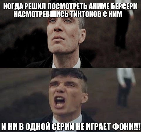 КОГДА РЕШИЛ ПОСМОТРЕТЬ АНИМЕ БЕРСЕРК НАСМОТРЕВШИСЬ ТИКТОКОВ С НИМ 4 ИНИ В ОДНОЙ СЕРИИ НЕ ИГРАЕТ ФОНКИ!
