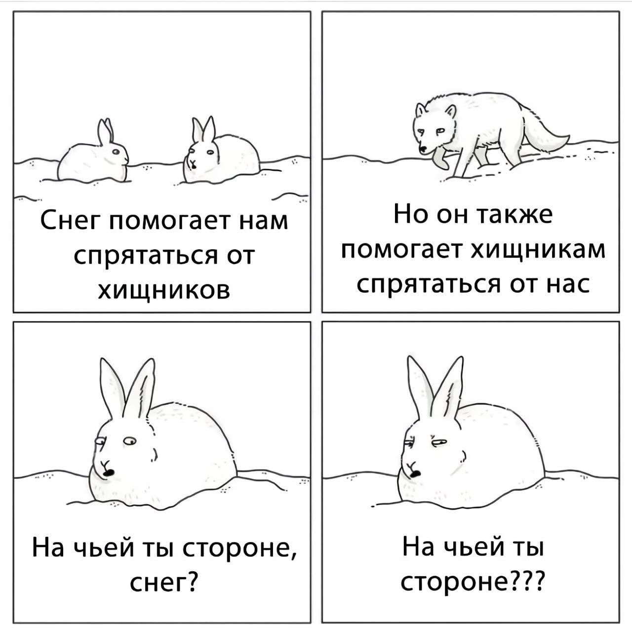 Снег помогает нам Но он также спрятаться от помогает хищникам хищников спрятаться от нас 7 На чьей ты стороне, На чьей ты снег? стороне???
