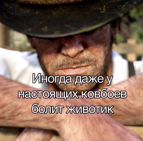 Иногда даже у настоящих ковбоёв бол he